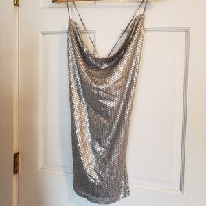 Silver Party Dress